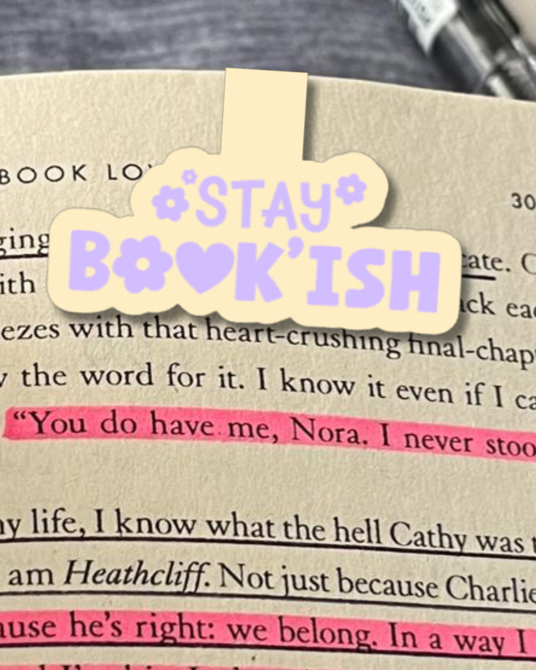 Stay Bookish Magnetic Bookmark