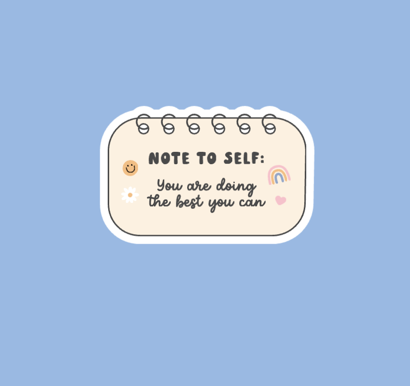 Note To Self Sticker