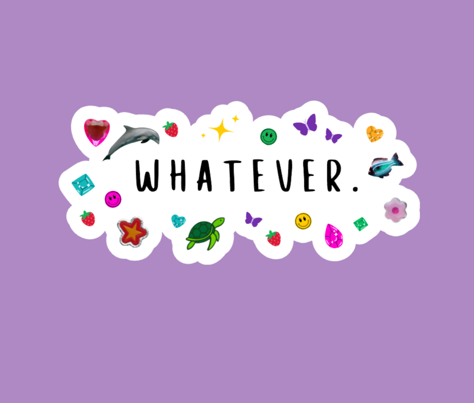 Whatever Junk Journal Inspired Sticker