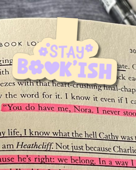 Stay Bookish Magnetic Bookmark