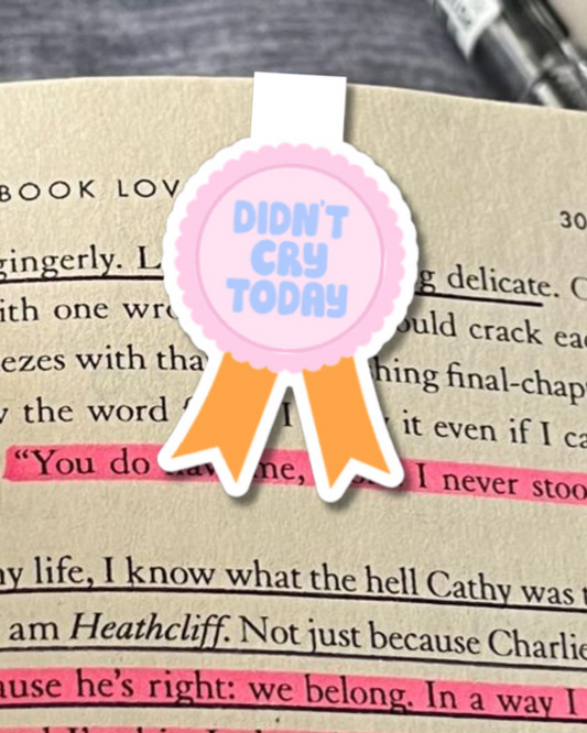 Didn’t Cry Today Ribbon Magnetic Bookmark
