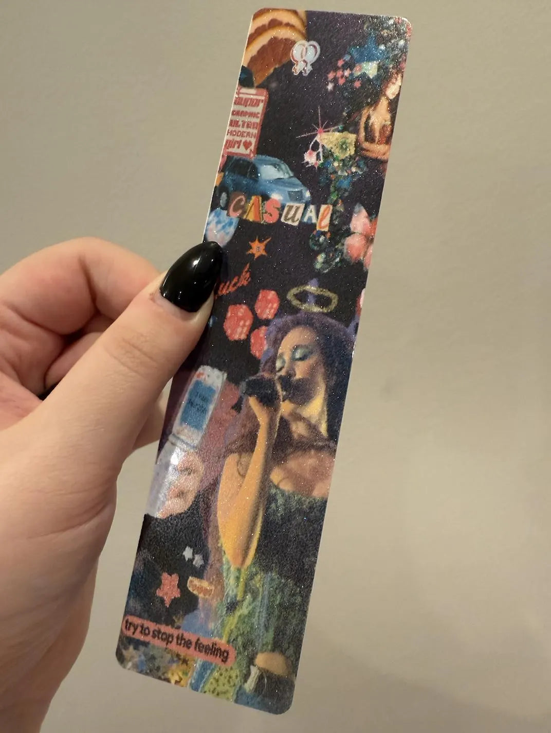 Girlie Pop Stars Glitter Bookmark