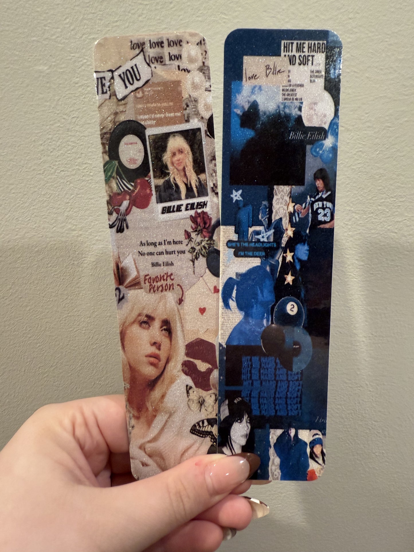 Girlie Pop Stars Glitter Bookmark