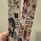 Girlie Pop Stars Glitter Bookmark