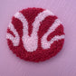 *CUSTOM* Ribbon Tufted Car Coaster, Mug Rug, Punch Needle Coaster