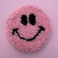 *CUSTOM* Smiley Face Tufted Car Coaster, Mug Rug, Punch Needle Coaster