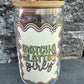 Matcha Latte Girly Glass Can Cup