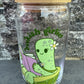 Bookish Girlie Reading Turtle Glass Can Cup