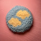 Cloud Car Coaster, Mug Rug, Punch Needle Coaster