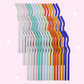 Reusable Colorful Glass Straws – Sold Individually
