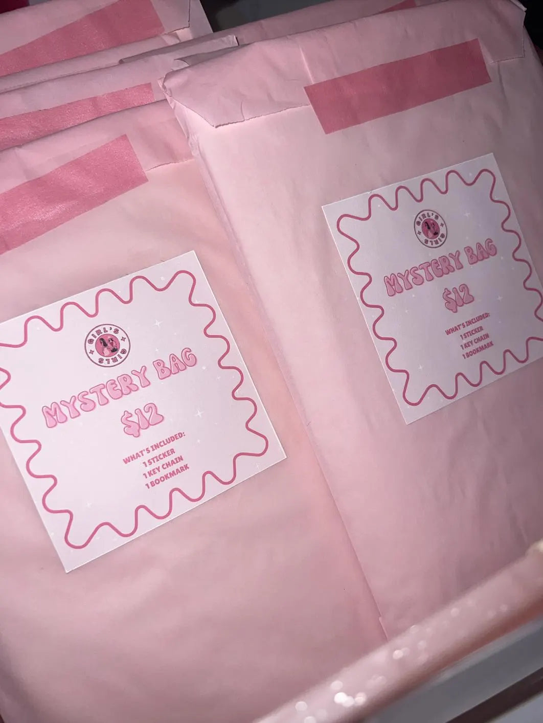 Girlie Mystery Bag (Includes Sticker, Bookmark and Keychain)