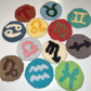 Zodiac, Astrology, Birth Sign, Tufted Coaster, Mug Rug, Punch Needle Coaster