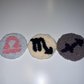 Zodiac, Astrology, Birth Sign, Tufted Coaster, Mug Rug, Punch Needle Coaster