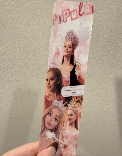 Wicked - Laminated Glitter Bookmarks - Bookish Gift Idea for Book Lovers and Readers - Broadway Lover Gift Idea