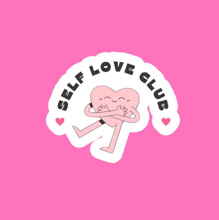 Self Love Club Sticker