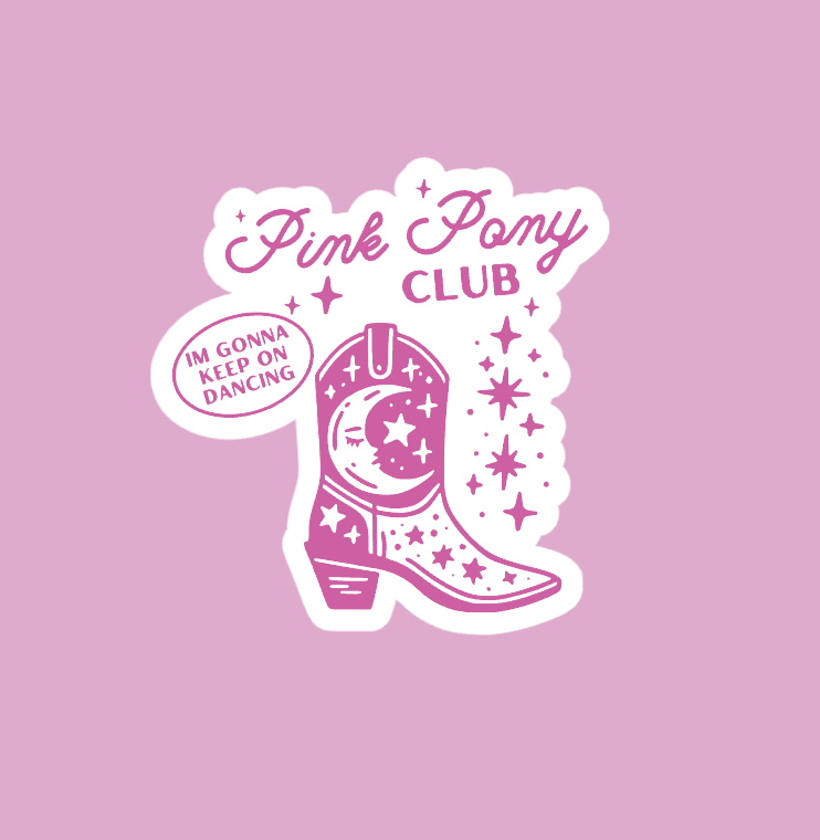Pink Pony Club Sticker