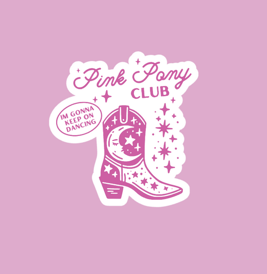 Pink Pony Club Sticker