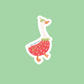 Strawberry Silly Goose Sticker