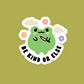 Be Kind Frog Sticker