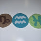 Zodiac, Astrology, Birth Sign, Tufted Coaster, Mug Rug, Punch Needle Coaster